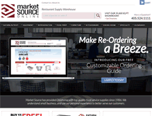 Tablet Screenshot of marketsourceonline.com